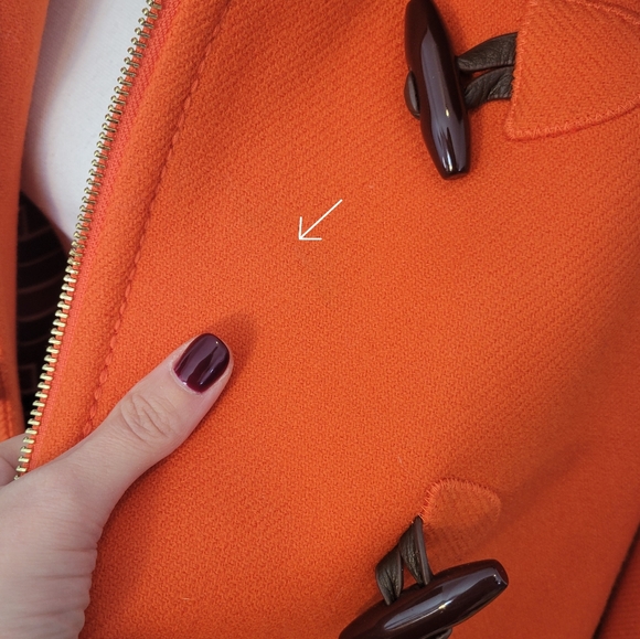 Kate Spade Allie Faux Fur Trimmed Duffel Coat - Picture 15 of 15